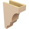 Ekena Millwork 5"W x 10"D x 15"H Classic Asheboro Rough Cedar Woodgrain TimberThane Corbel, Primed Tan CORUR05X10X15ASHRCPR - alternate 3